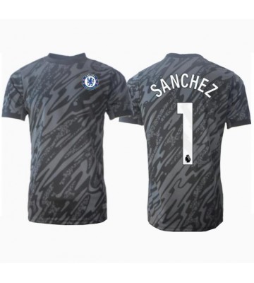 Chelsea Robert Sanchez #1 Målvakt Bortatröja 2024-25 Kortärmad